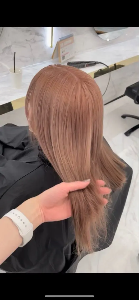 セミロング カラー ヘアカラー 髪質改善🫧 カラー特化/Hinaのヘアスタイル