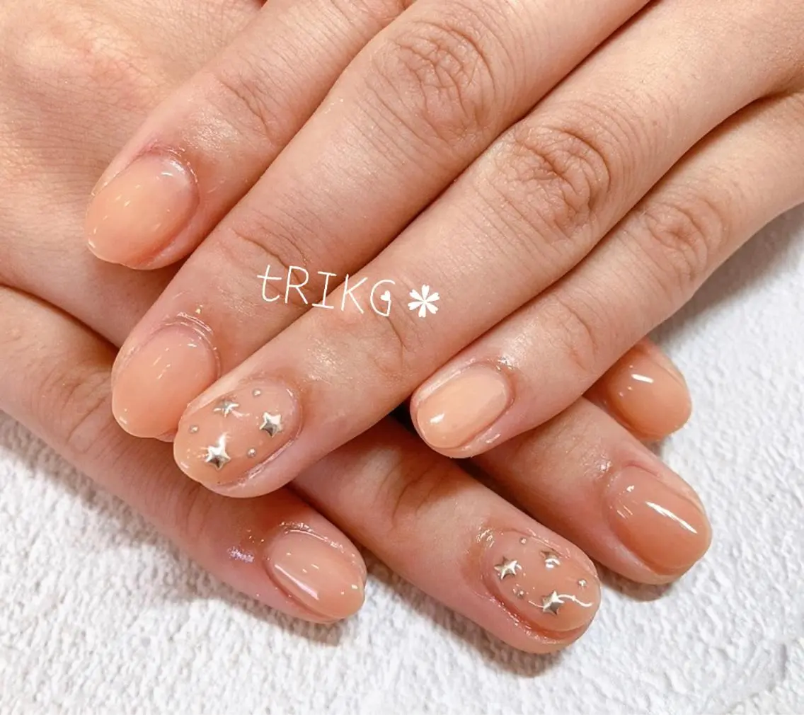 ネイル ハンドネイル tRING* しいの木台のネイルデザイン