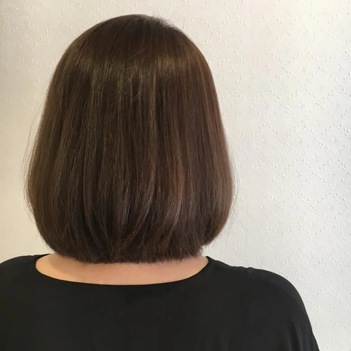 ミディアム カラー ヘアカラー トリートメント 宮内 真乃のヘアスタイル