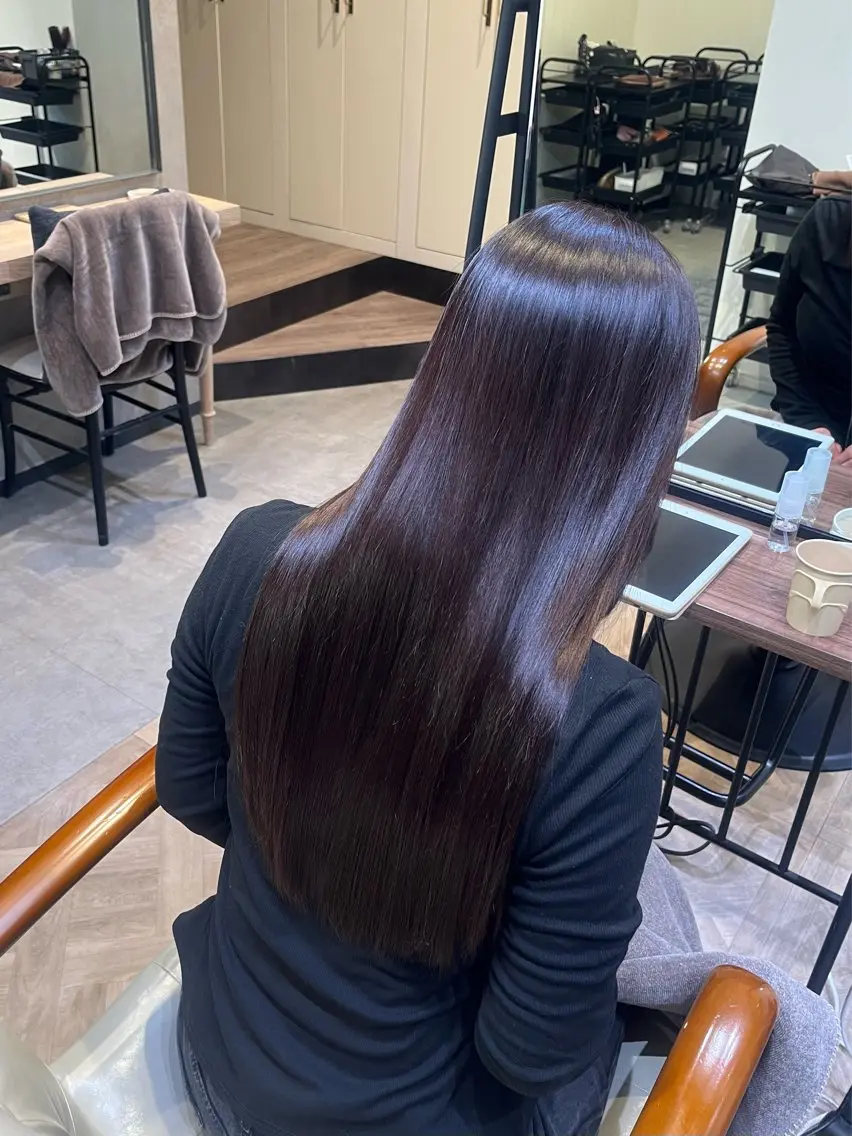 ロング カット 福地海和 ／カットモデル募集中のヘアスタイル