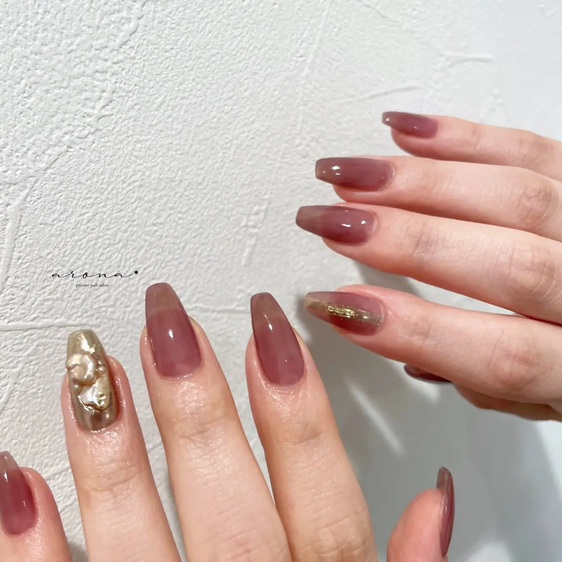 ネイル アートネイル ハンドネイル nail salon ✷aronaのネイルデザイン