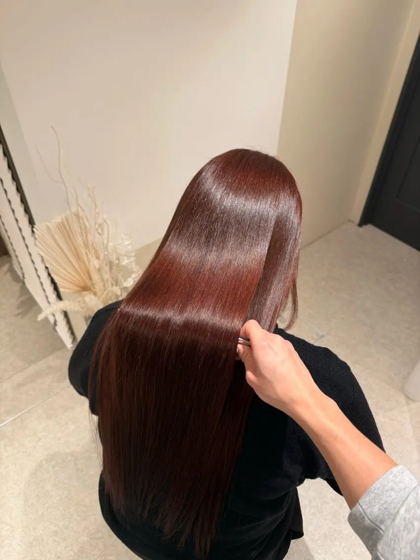 ロング トリートメント ヘアカラー トリートメント 髪質改善/美髪/艶髪 原田 竜空のヘアスタイル