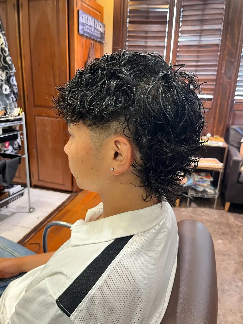 メンズ マレットヘア メンズサロンLGC 店長YUSUKEのヘアスタイル
