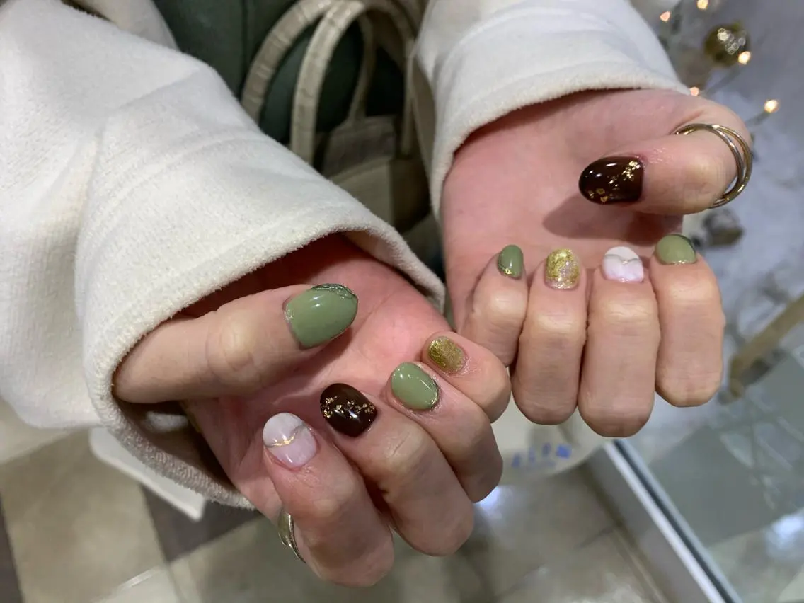ネイル ハンドネイル 谷川 薫のネイルデザイン