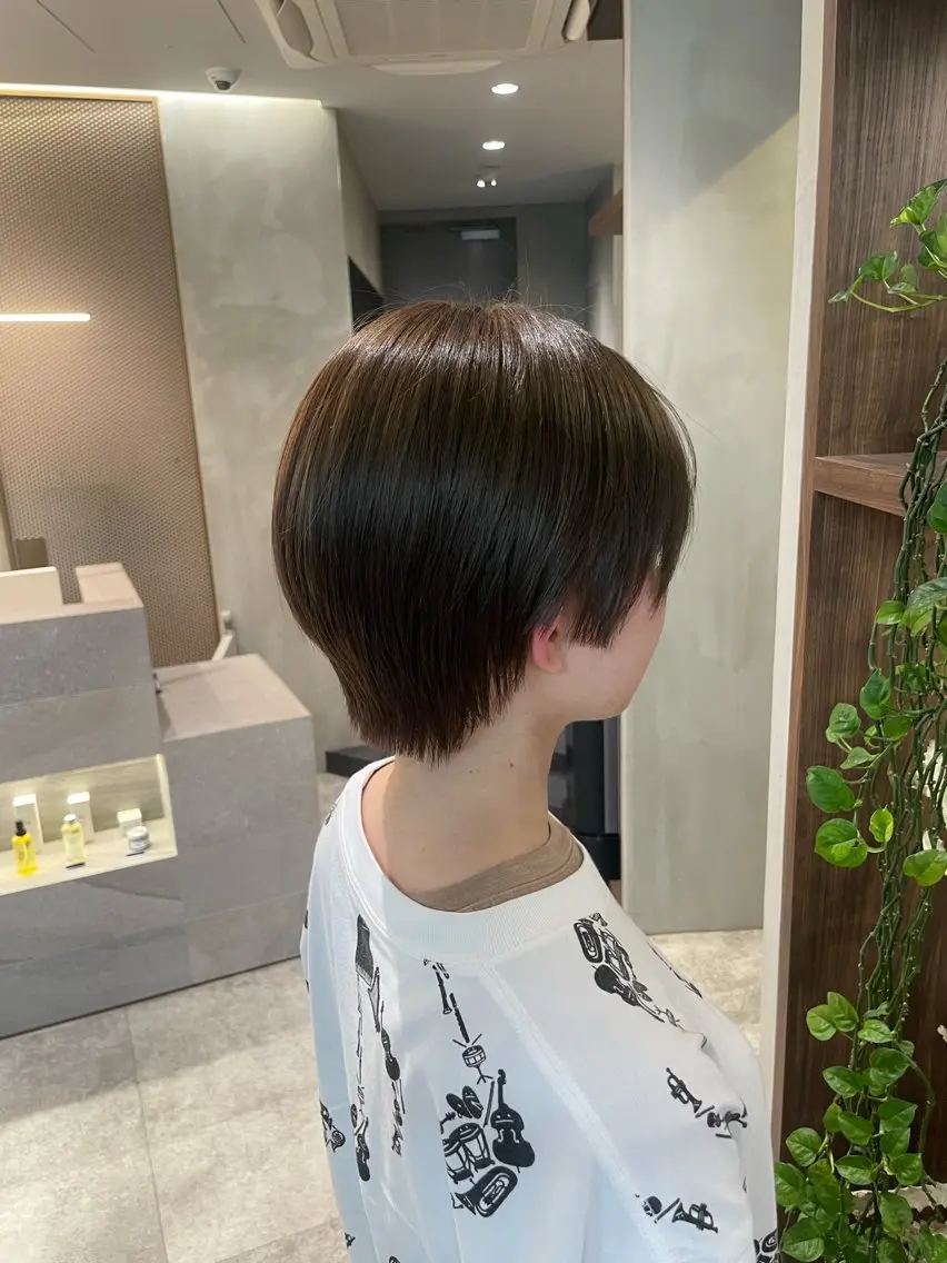 ショート カラー ハイトーン/透明感 yuinaのヘアスタイル