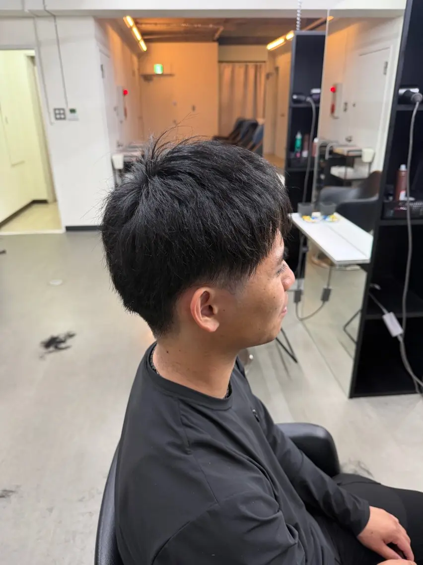 ショート 無料メンズカット モデル渋谷／はるとのヘアスタイル