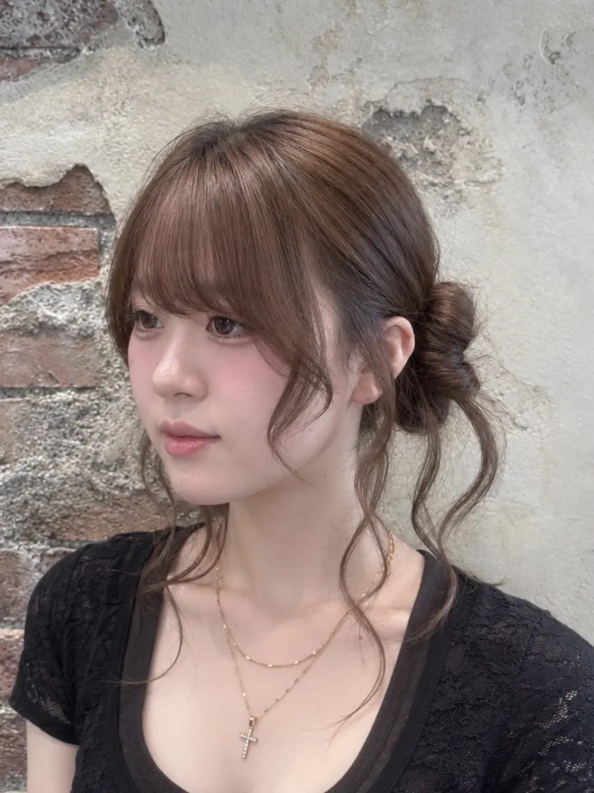 ミディアム ヘアアレンジ kokono｡ / AFLOAT🫧のヘアスタイル