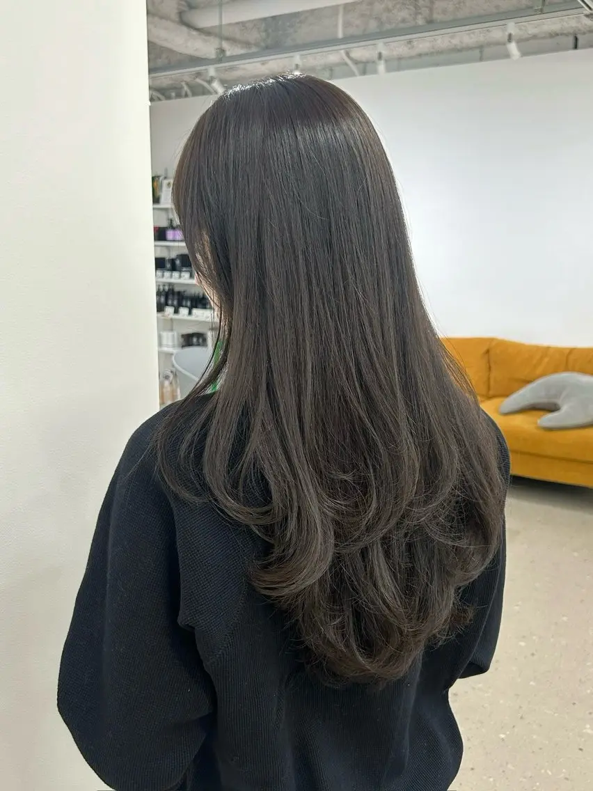 ロング カット ヘアカラー 透明感カラー/村田 七夕のヘアスタイル