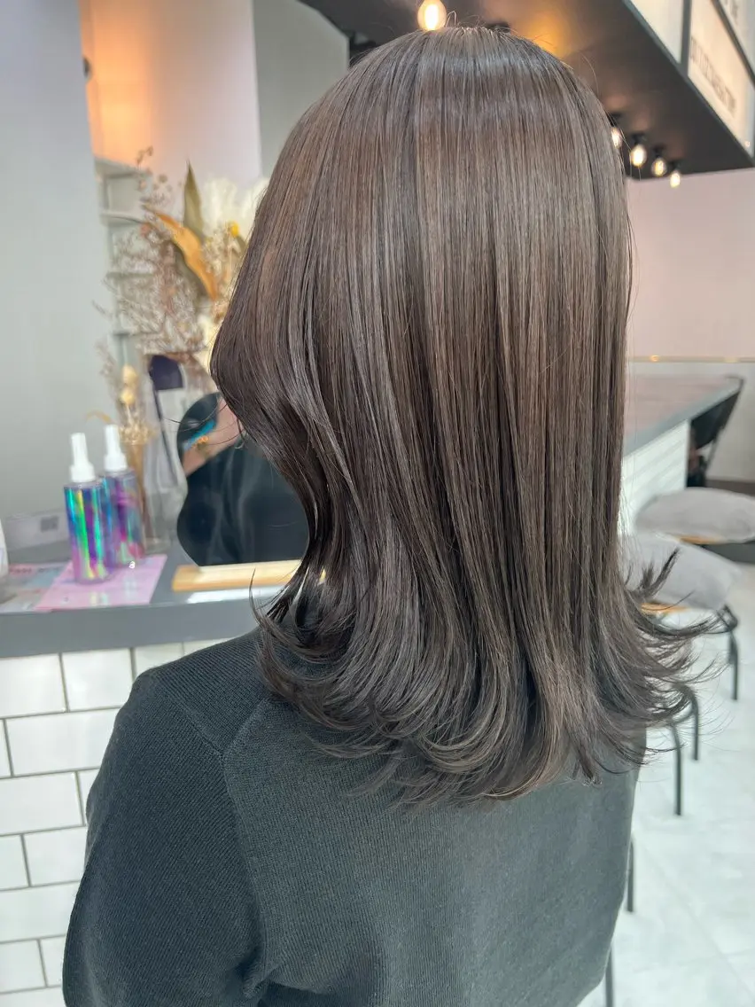 ミディアム カット ヘアカラー トリートメント 🌿大内雅斗 🌿韓国ヘアのヘアスタイル
