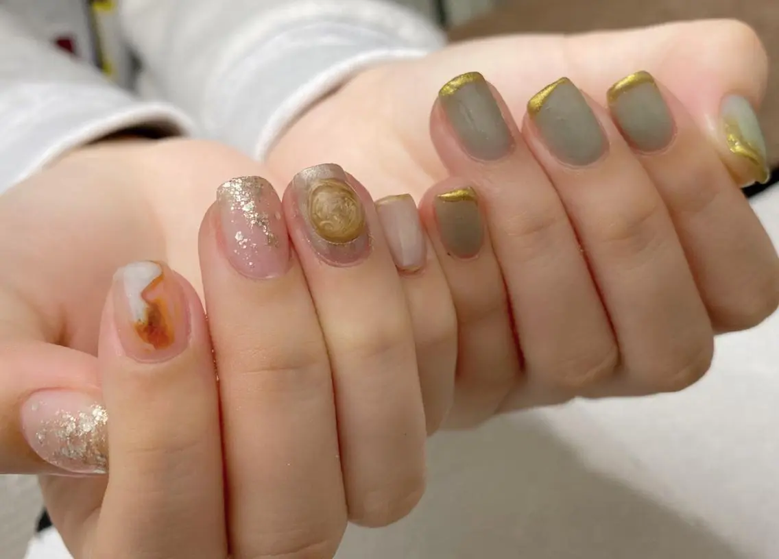ネイル ニュアンスネイル ハンドネイル ハンドケア u sのネイルデザイン