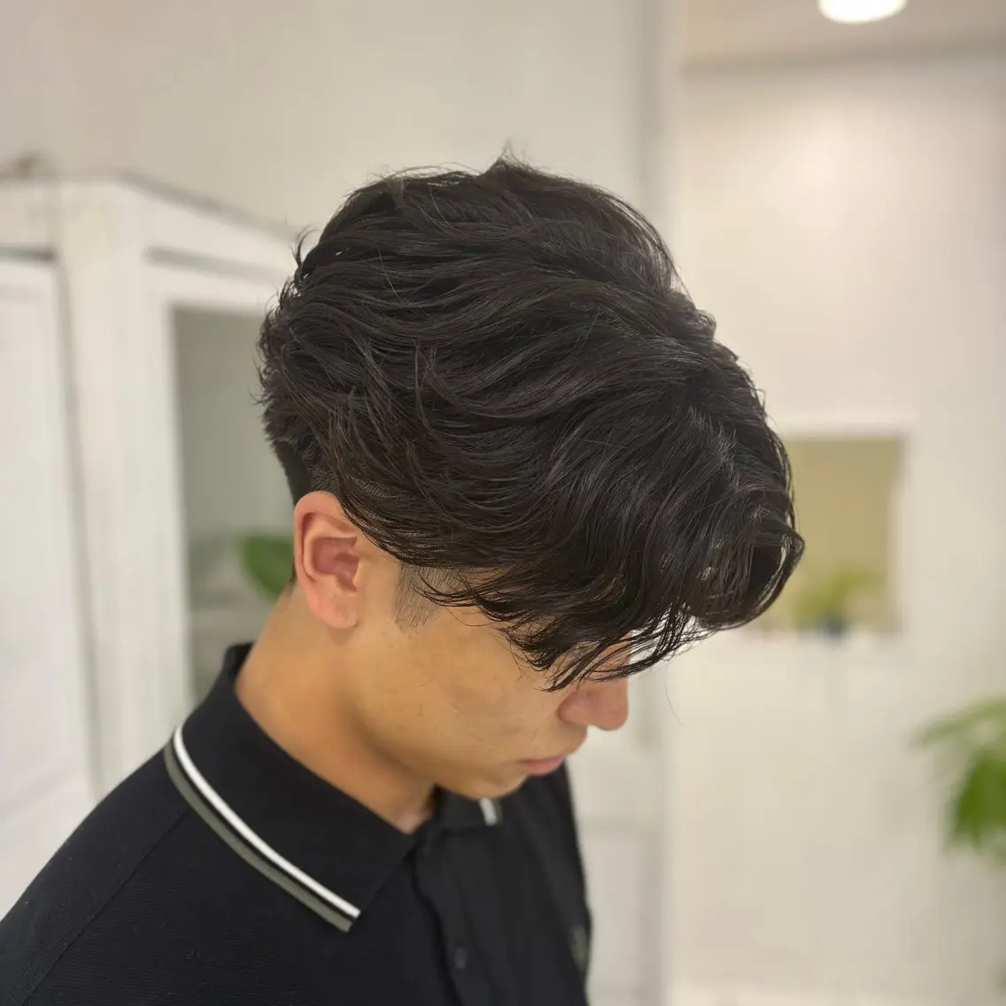メンズ カット パーマ 阿部 渓太のヘアスタイル