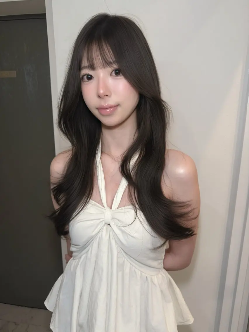 ロング レイヤーカット 似合わせカット ヘアカラー ゆうな/レイヤー‎ 🎀艶カラー/‎京都のヘアスタイル