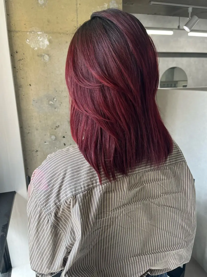 ミディアム anon Loemのヘアスタイル