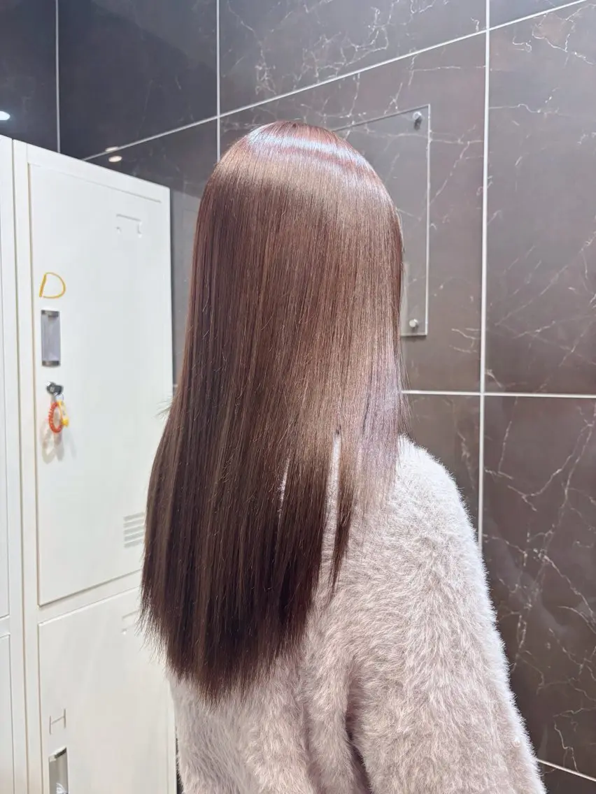 ロング ヘアカラー Aimi🎀 浦安/じゅわっと暖色のヘアスタイル