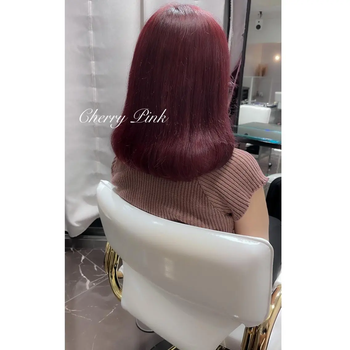 セミロング カラー ブリーチ ヘアカラー miyu /トレンド カラー×艶髪のヘアスタイル
