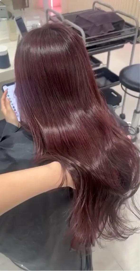 カラー 透明感カラー 髪質改善 girlな暖色ヘア 🪽🫧ハルナ🎀のヘアスタイル