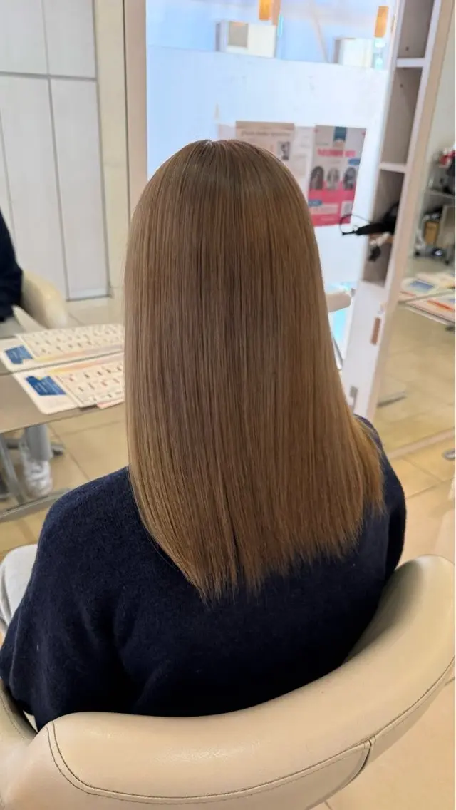 カラー ヘアカラー 長野 愛のヘアスタイル