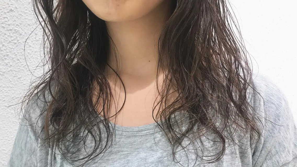 ミディアム パーマ ミディアムパーマ 当日予約🆗✂︎ ウエモト タクのヘアスタイル