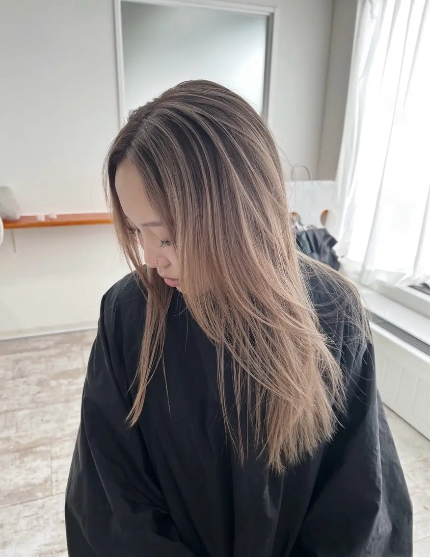 ロング カラー バレイヤージュ レイヤーカット 指名数No.1 /NAOYAのヘアスタイル