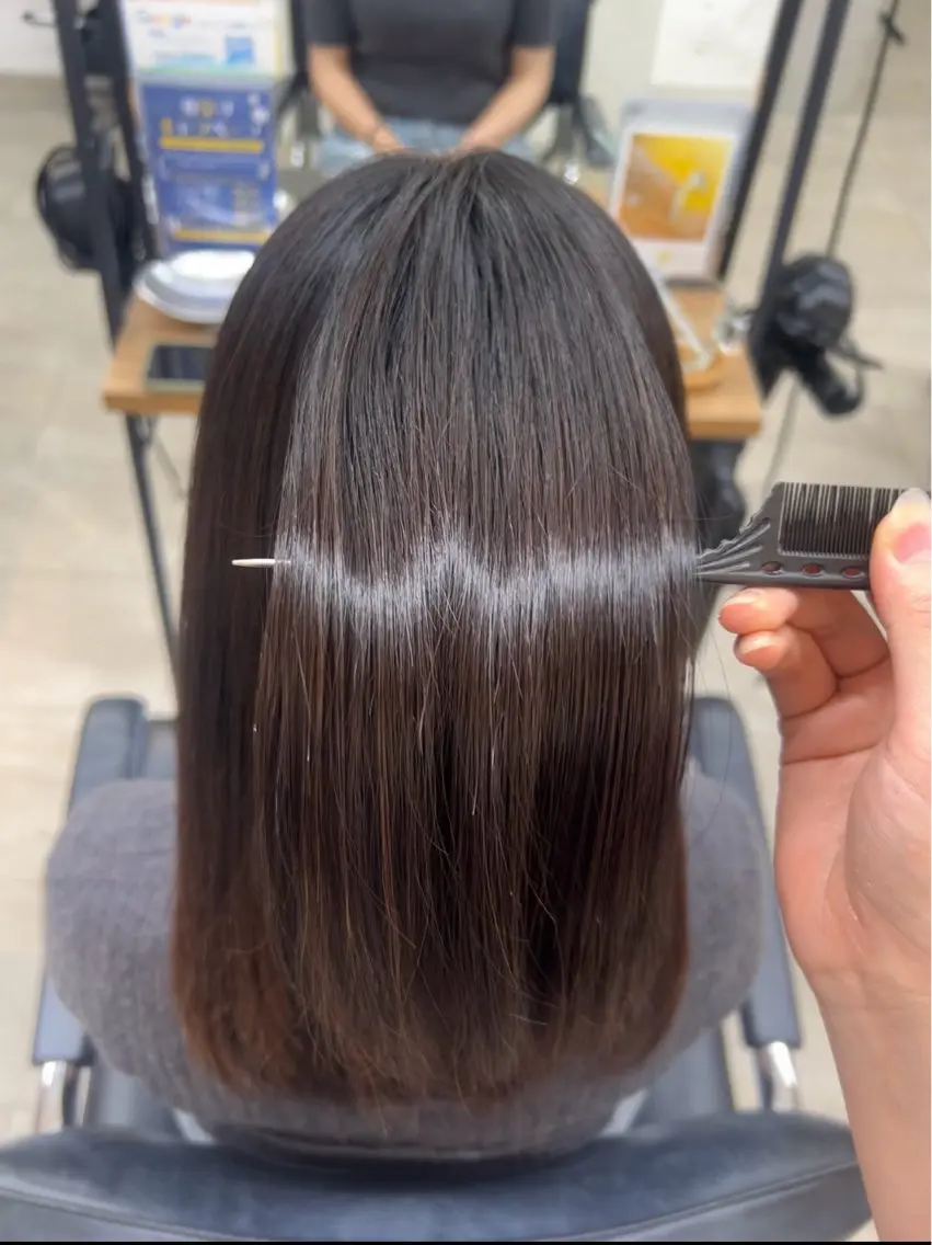 縮毛矯正モデル🫧の写真