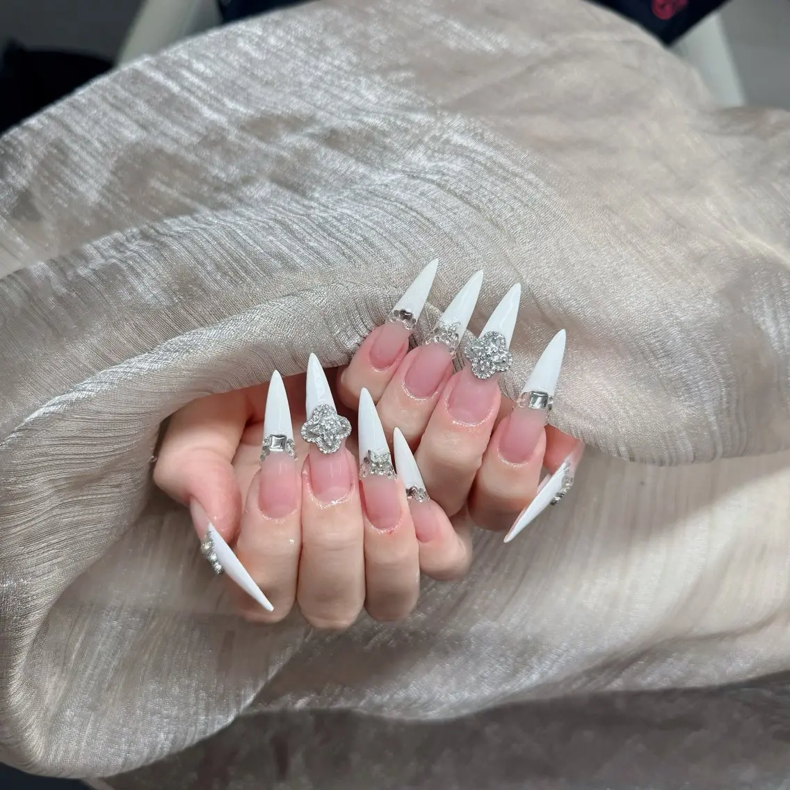 ネイル ジェルネイル 韓国ネイル マグネットネイル ネイルチップ 冬ネイル Lenie Nail Salonのネイルデザイン