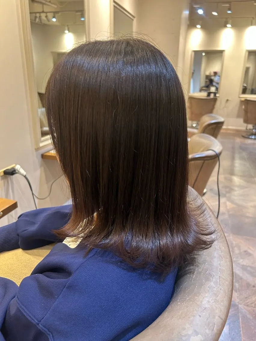 ミディアム 外ハネヘア 🫧⭐️ Noah🪽🩵のヘアスタイル