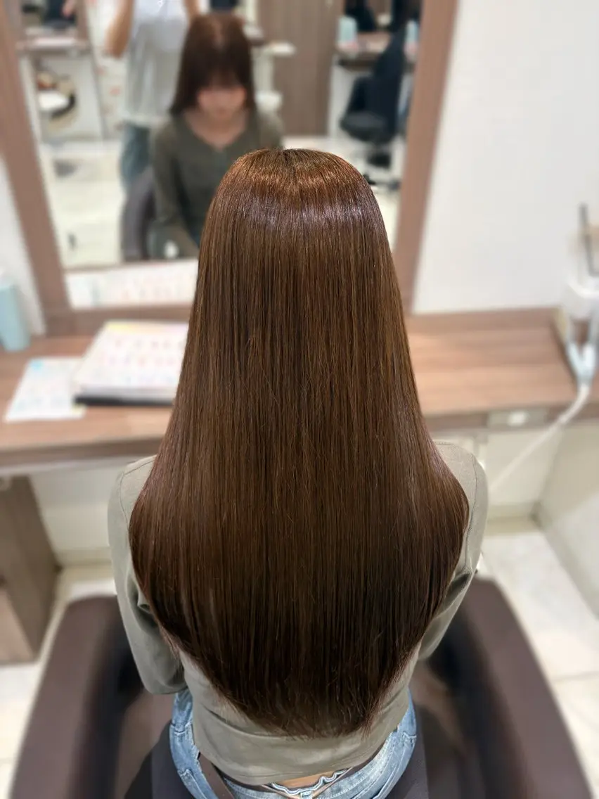 ロング カラー カット ヘアカラー トリートメント 🎀韓国レイヤー/ 髪質改善🎀きららのヘアスタイル