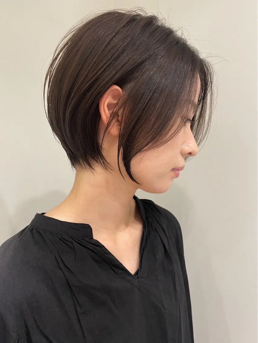 ショート ショートヘア 縮毛矯正 縮毛矯正 岐阜オーナー kentaのヘアスタイル