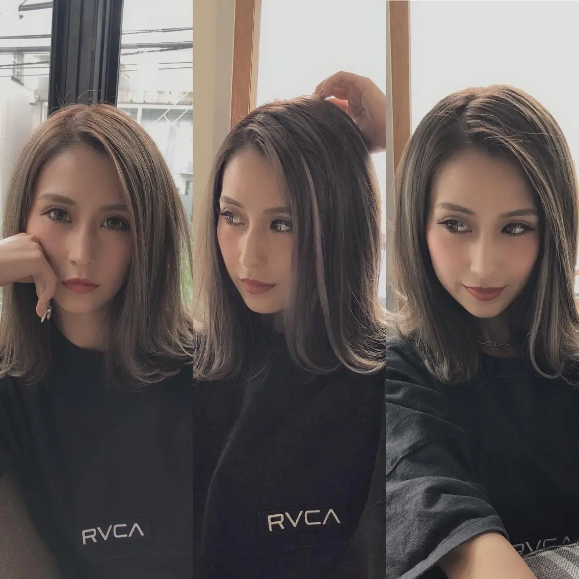 ミディアム カラー 🌙HIZUKI🌙 ハイトーン 艶髪のヘアスタイル