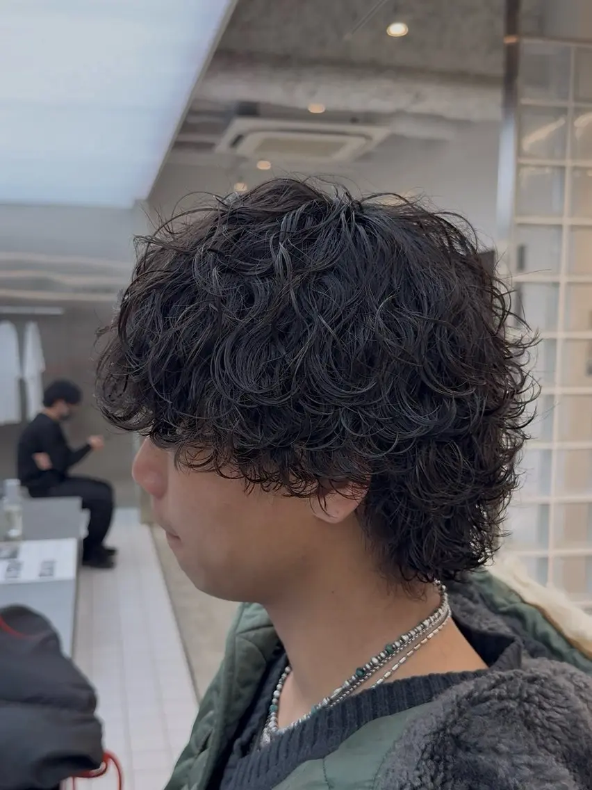 パーマ メンズ カット パーマ 川口 翔太郎（fifth）のヘアスタイル