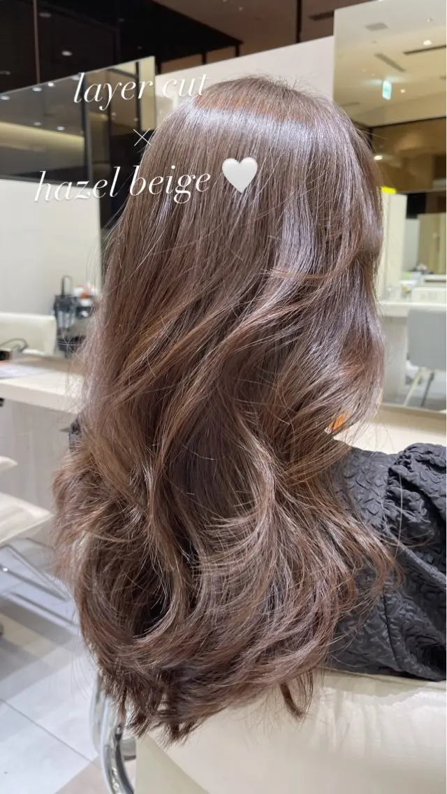 ロング カラー カット ヘアカラー トリートメント k-two top stylist 林原のヘアスタイル