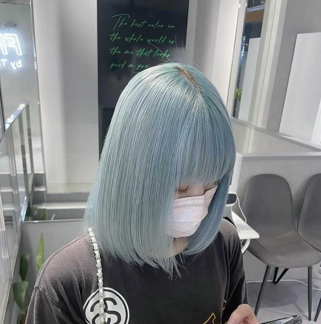 カット+ダブルカラーの写真
