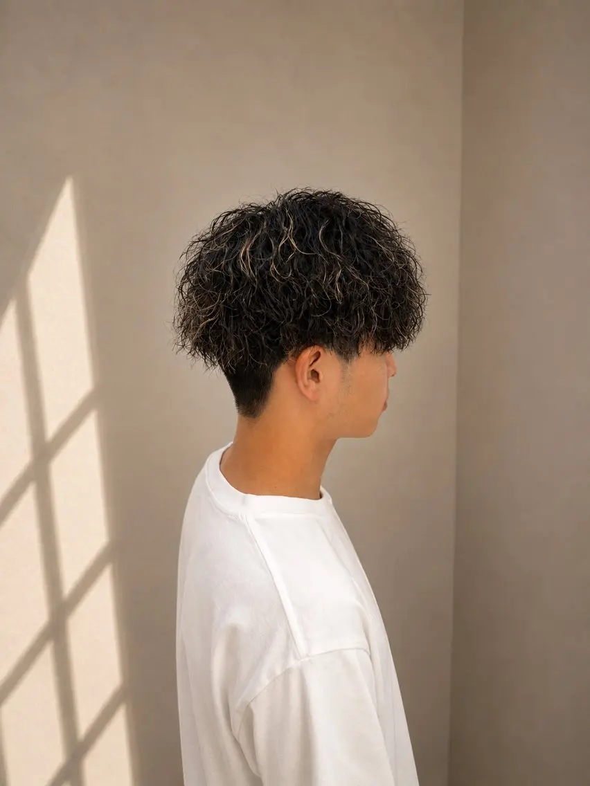 パーマ メンズ 🏆メンズ特化🥇 店長YUTOのヘアスタイル