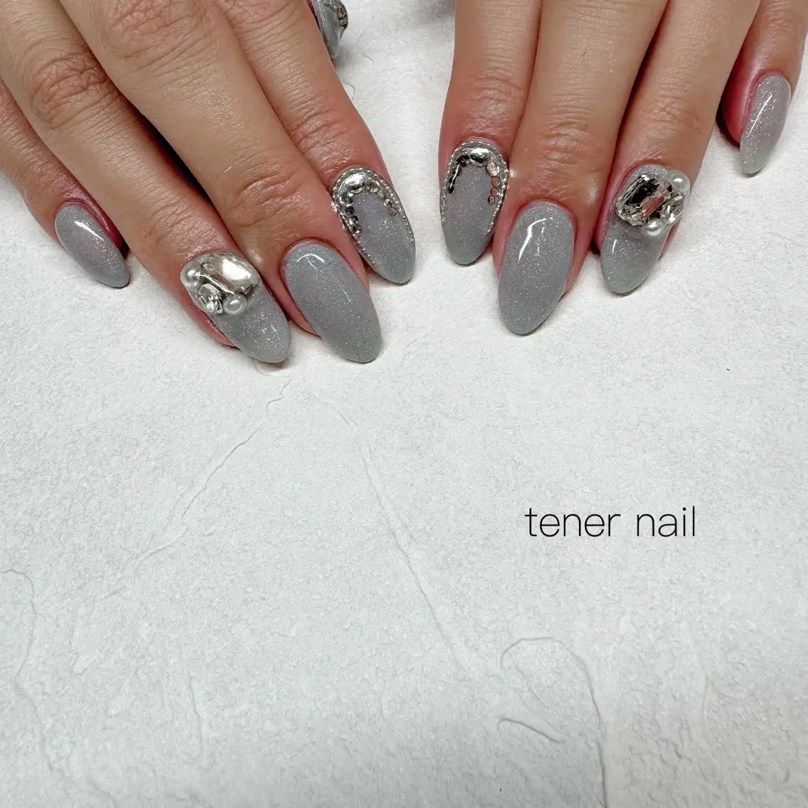 ネイル キラキラネイル ハンドネイル テネルネイル tener nailのネイルデザイン