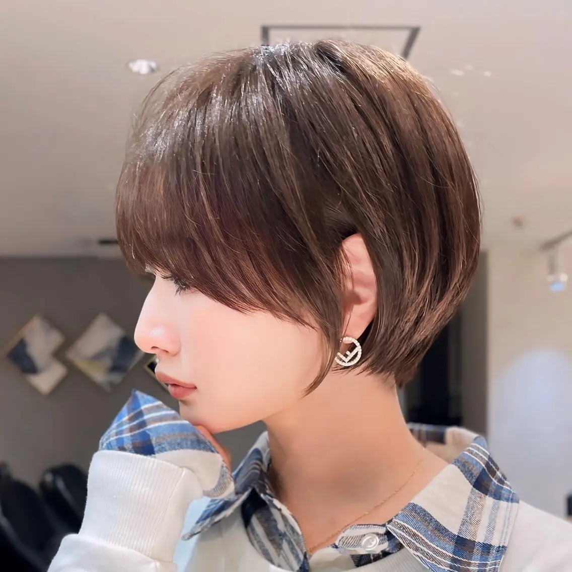 ショート カラー Aster 店長 れおんのヘアスタイル