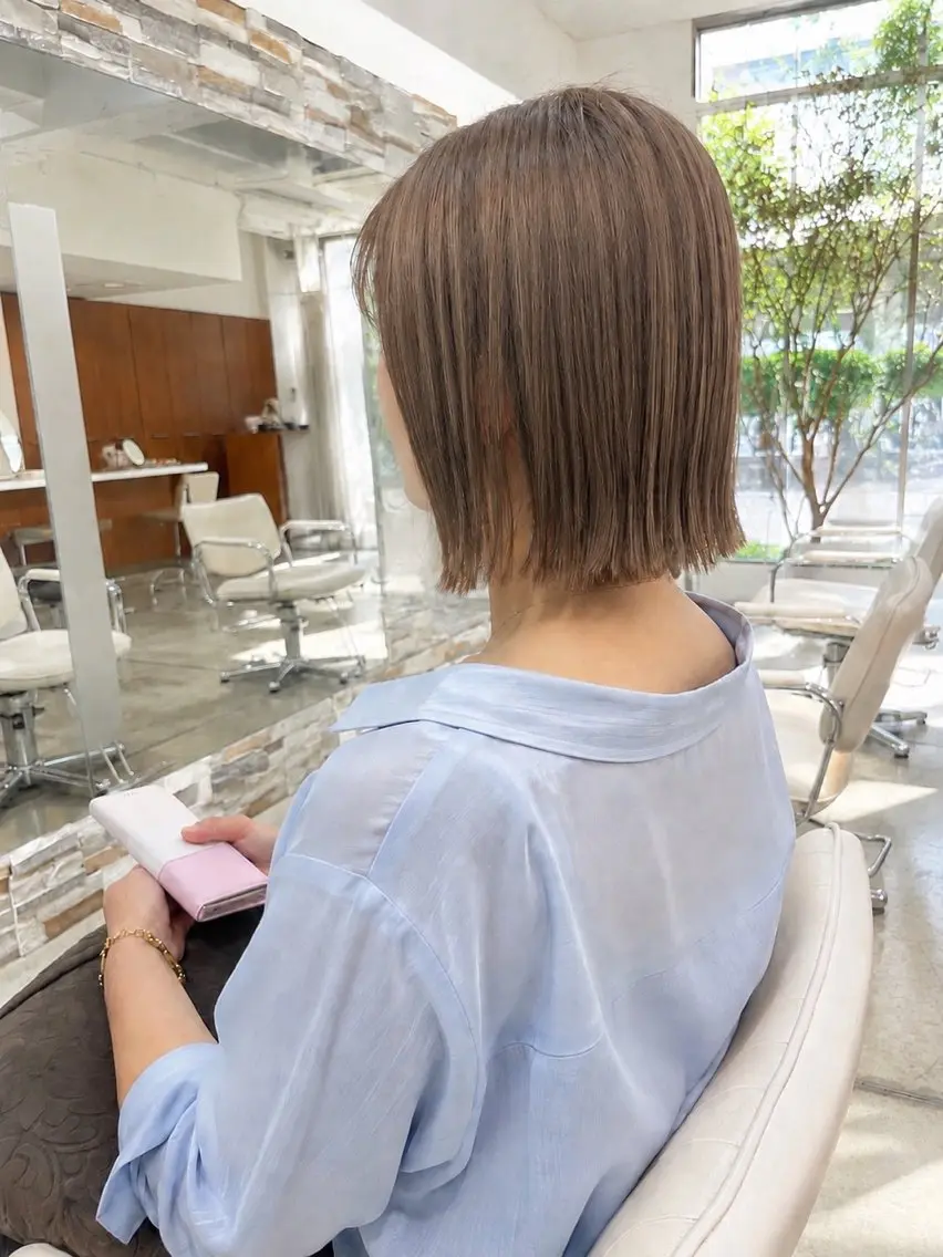 ミディアム ボブ NAOYA SAEKIのヘアスタイル