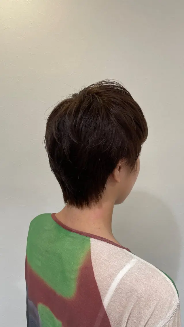 ショート 丸みショート ショートヘア カット ヘアカラー 高野 亜湖のヘアスタイル