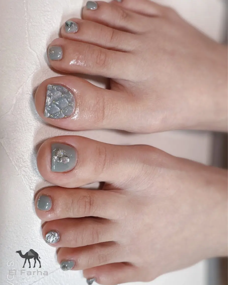 ネイル フットネイル El  Farha nailのネイルデザイン