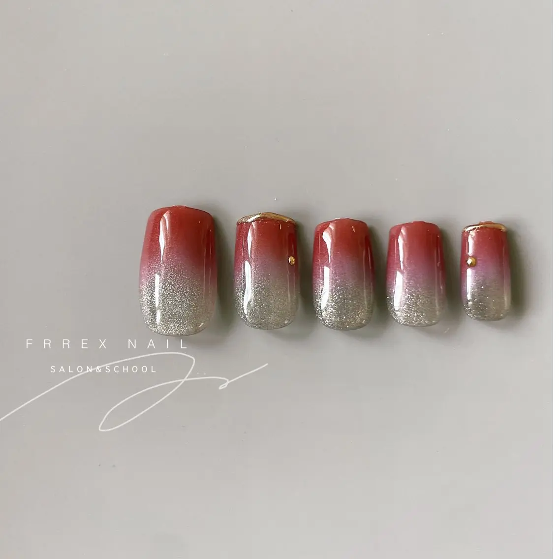 ネイル グラデーション マグネットネイル freex nail /ニュアンス/個性派のネイルデザイン