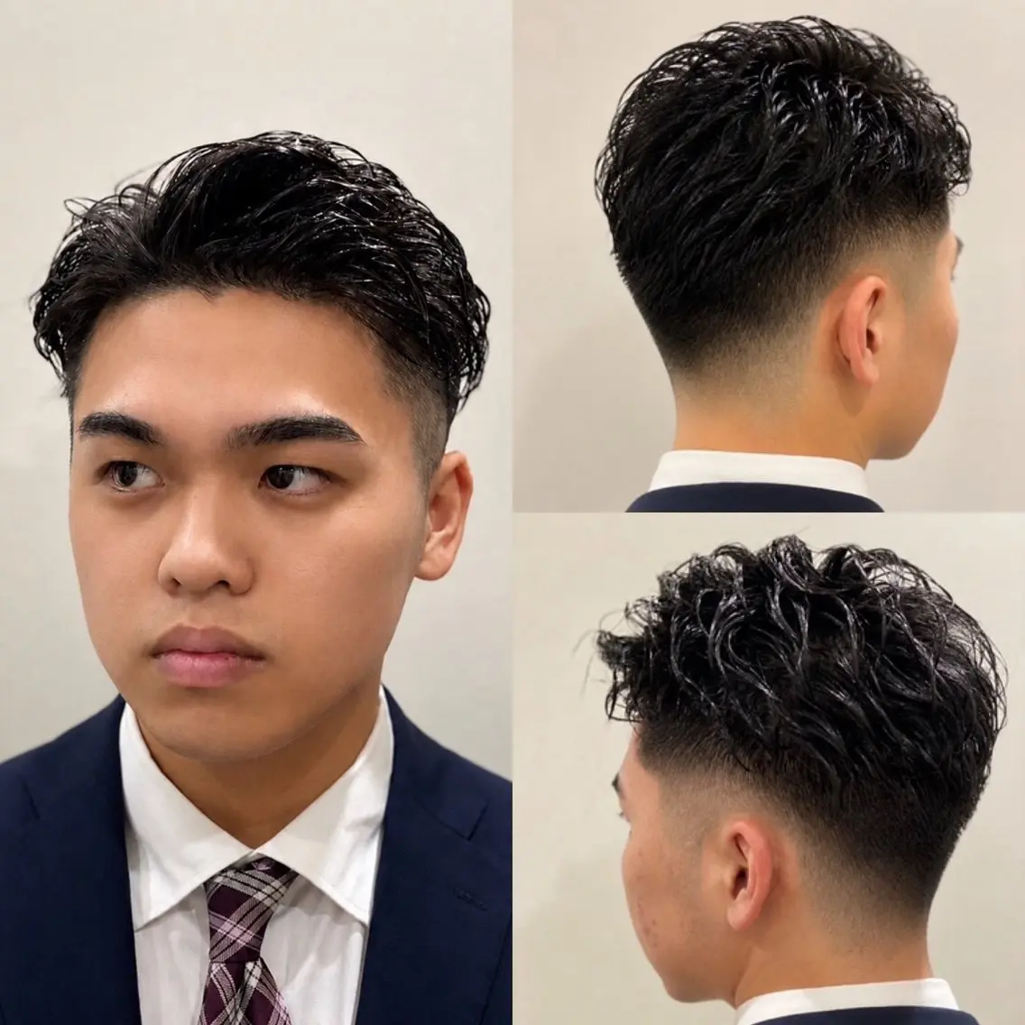 ショート パーマ メンズ 【新宿メンズ カット】田中連のヘアスタイル
