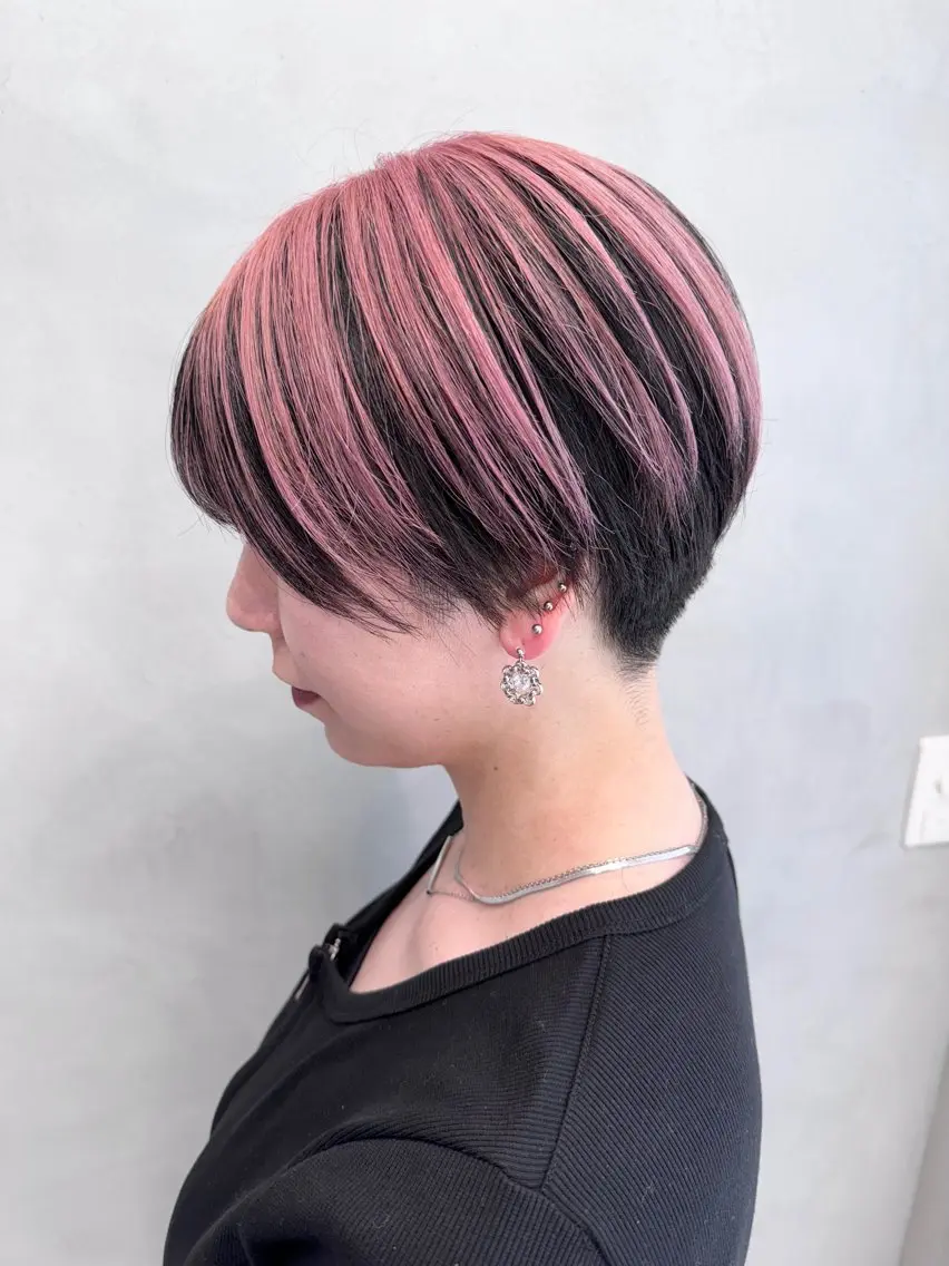 ショート カラー wool TOKYO けいご[ブリーチ]のヘアスタイル