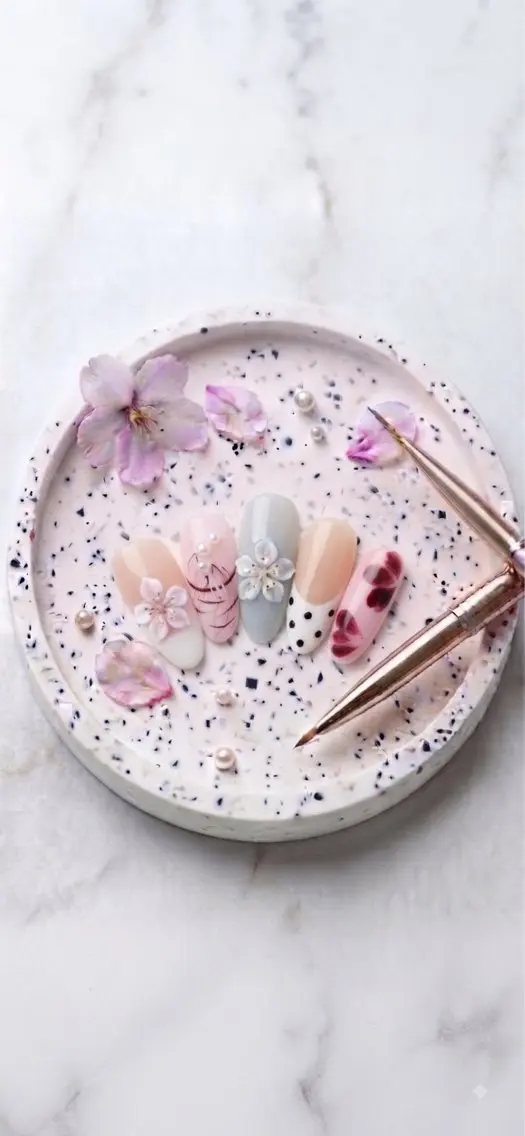 ネイル キラキラネイル ストーンネイル Michan Nailのネイルデザイン