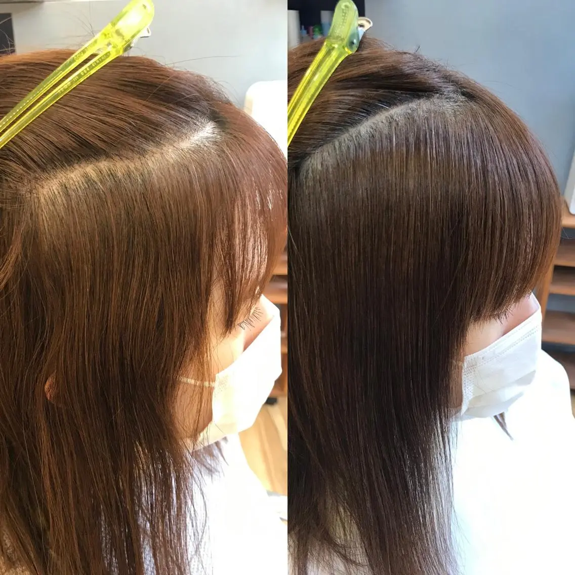 ミディアム パーマ メンズ ストレートパーマ カット 縮毛矯正 マンツーマン 縮毛矯正/マユコのヘアスタイル