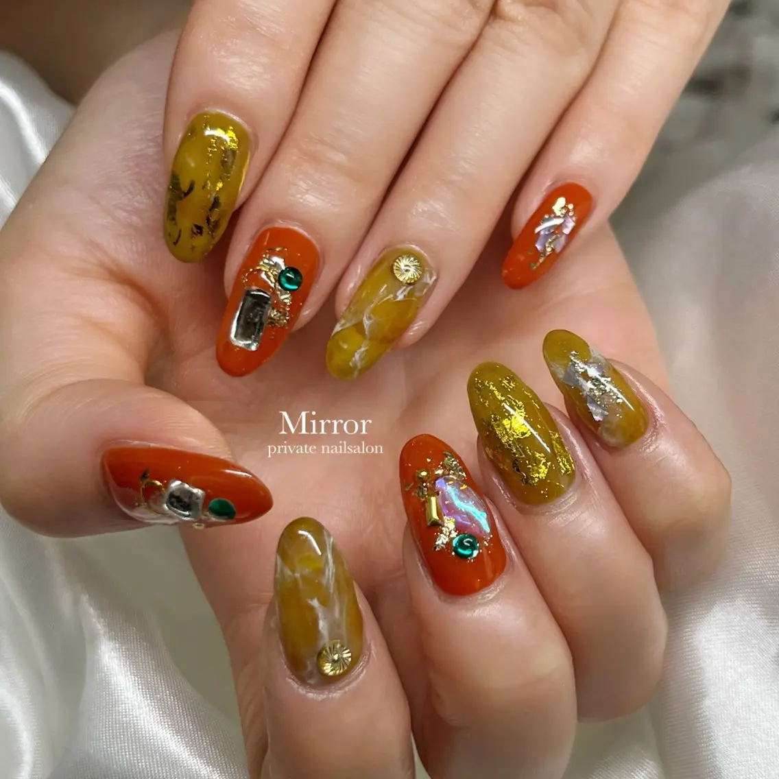 ネイル ハンドネイル nailsalon Mirrorのネイルデザイン