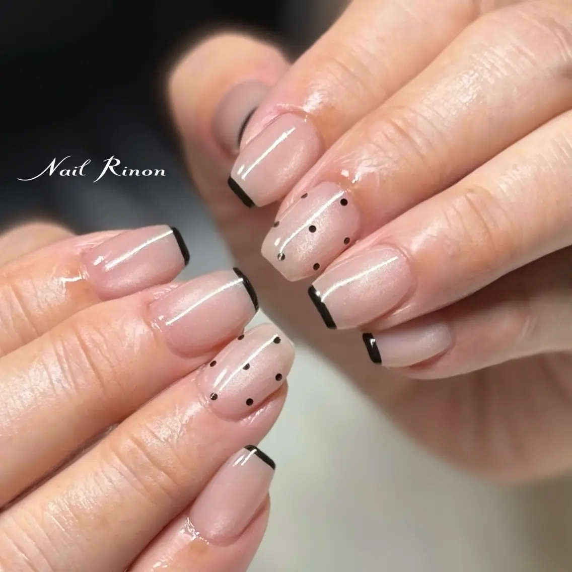 ネイル ドット ハンドネイル Nail Rinonのネイルデザイン