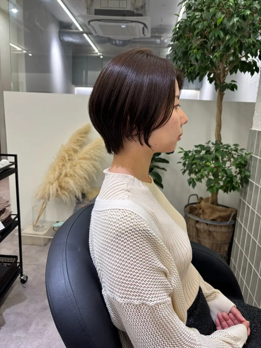 ショート ショートボブ ボブ ショートヘア 鈴村祐也/ショート /縮毛矯正のヘアスタイル
