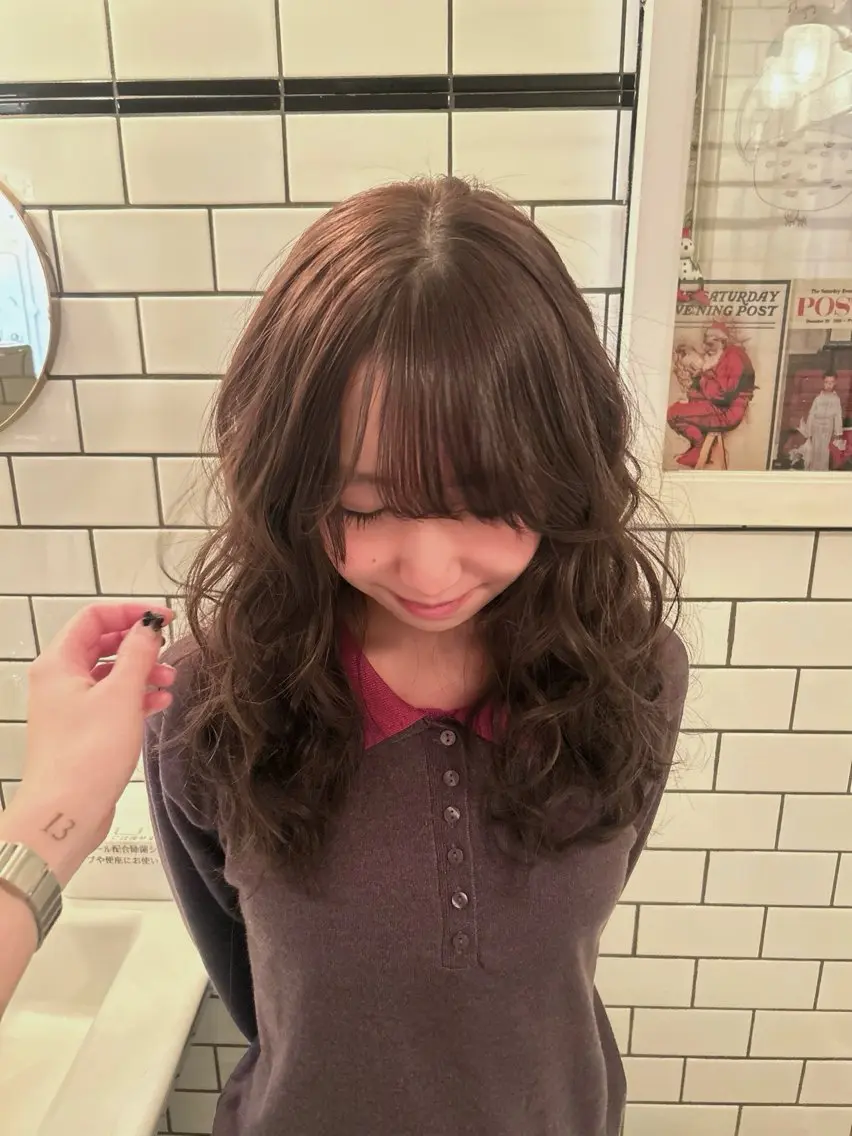 ワンカラー+Aujua treatment🪄✨の写真