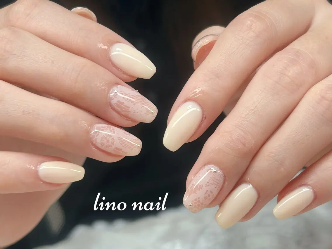ネイル レース 持ち込み ハンドネイル Lino Nailのネイルデザイン