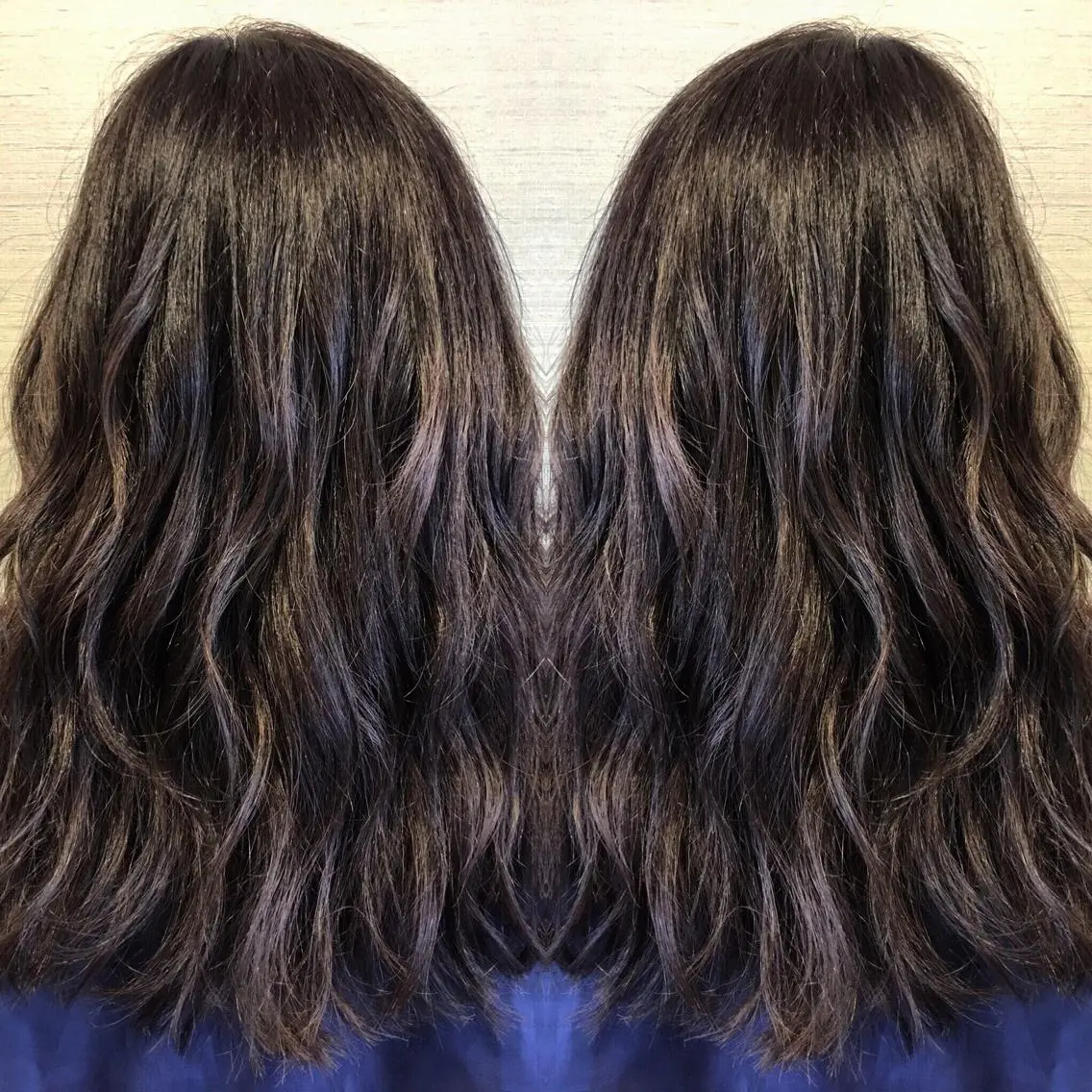 ミディアム box mico. mutsumiのヘアスタイル