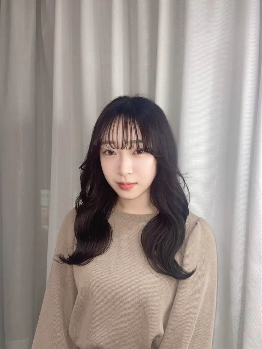 セミロング 盛田 望来のヘアスタイル